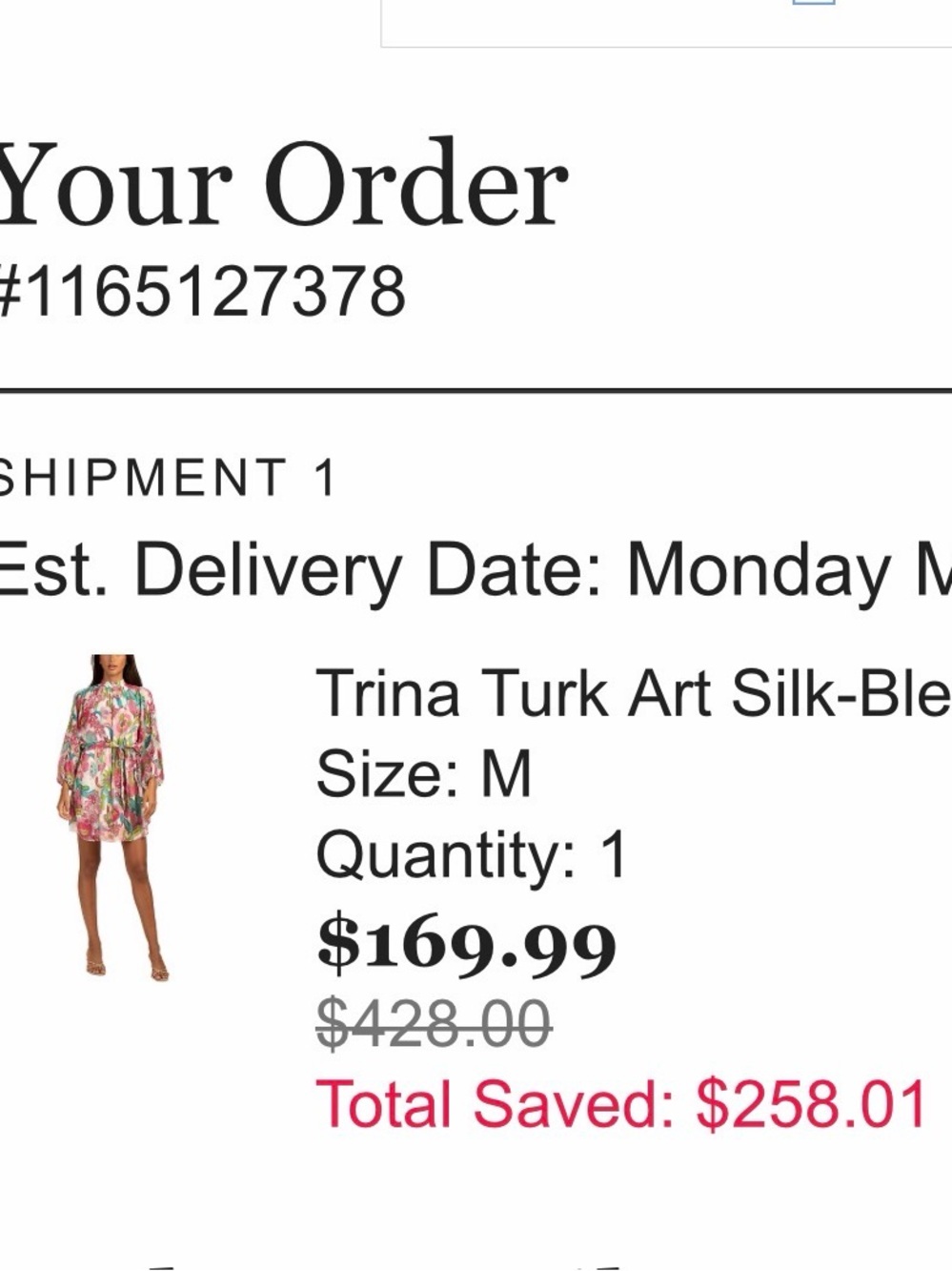 Trina Turk Vibrant Floral Dress- Pink Teal Lime - Picture 5 of 5